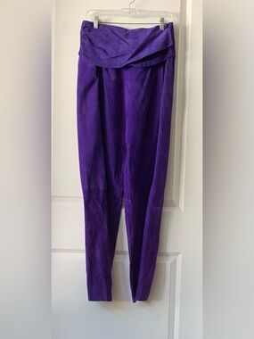 Cedars Purple Suede Pants